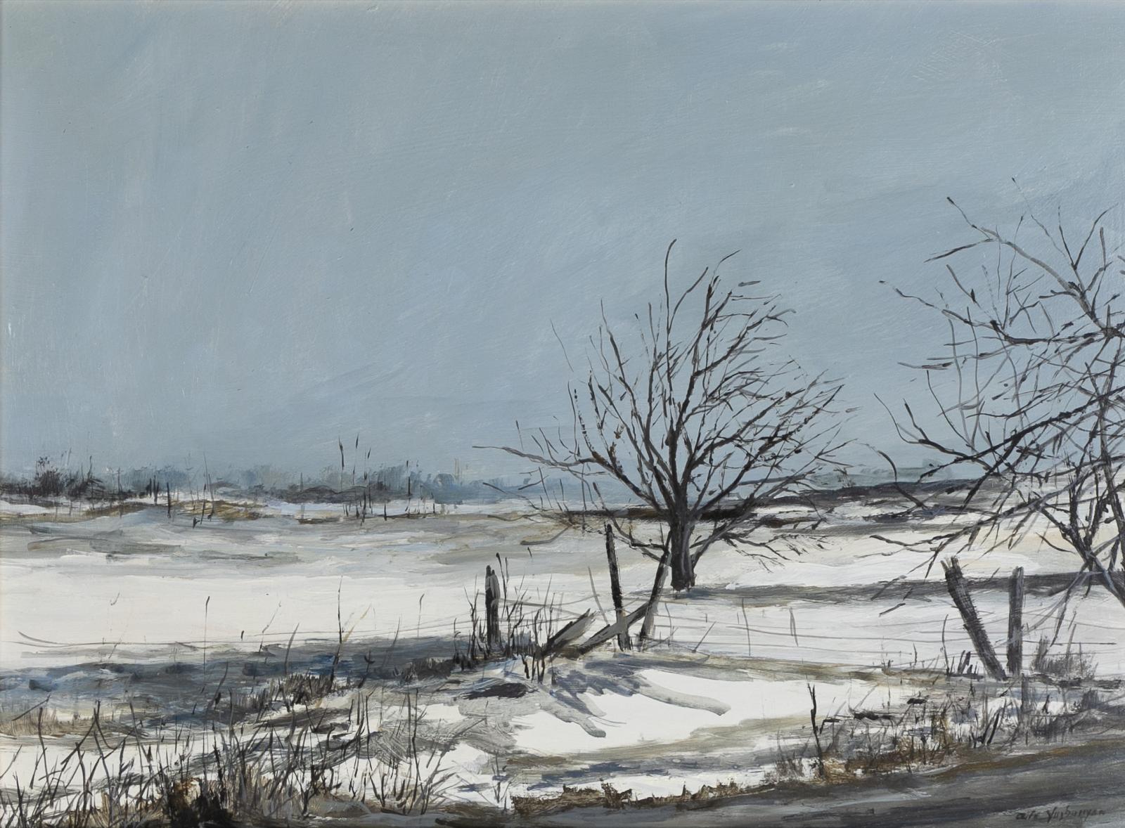 Arto Yuzbasiyan (1948) - Unititled (Winter Landscape)
