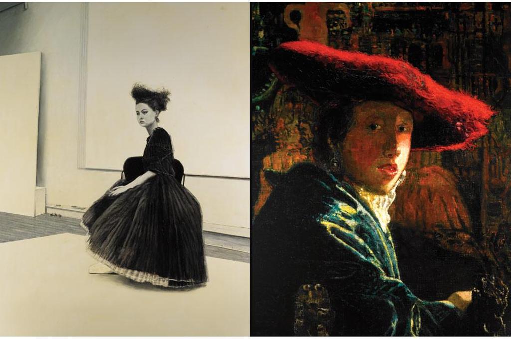 David Charles Bierk (1944-2002) - An Allegory Of Balance, Selected Histories, After Vermeer