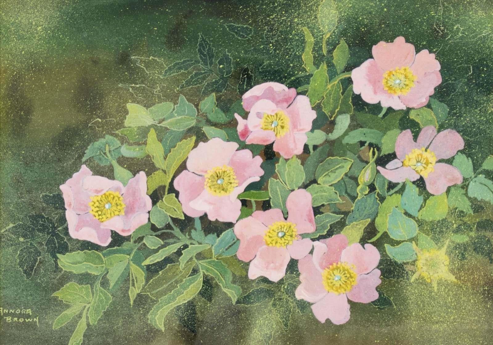 Annora Brown (1899-1987) - Alberta Wild Roses