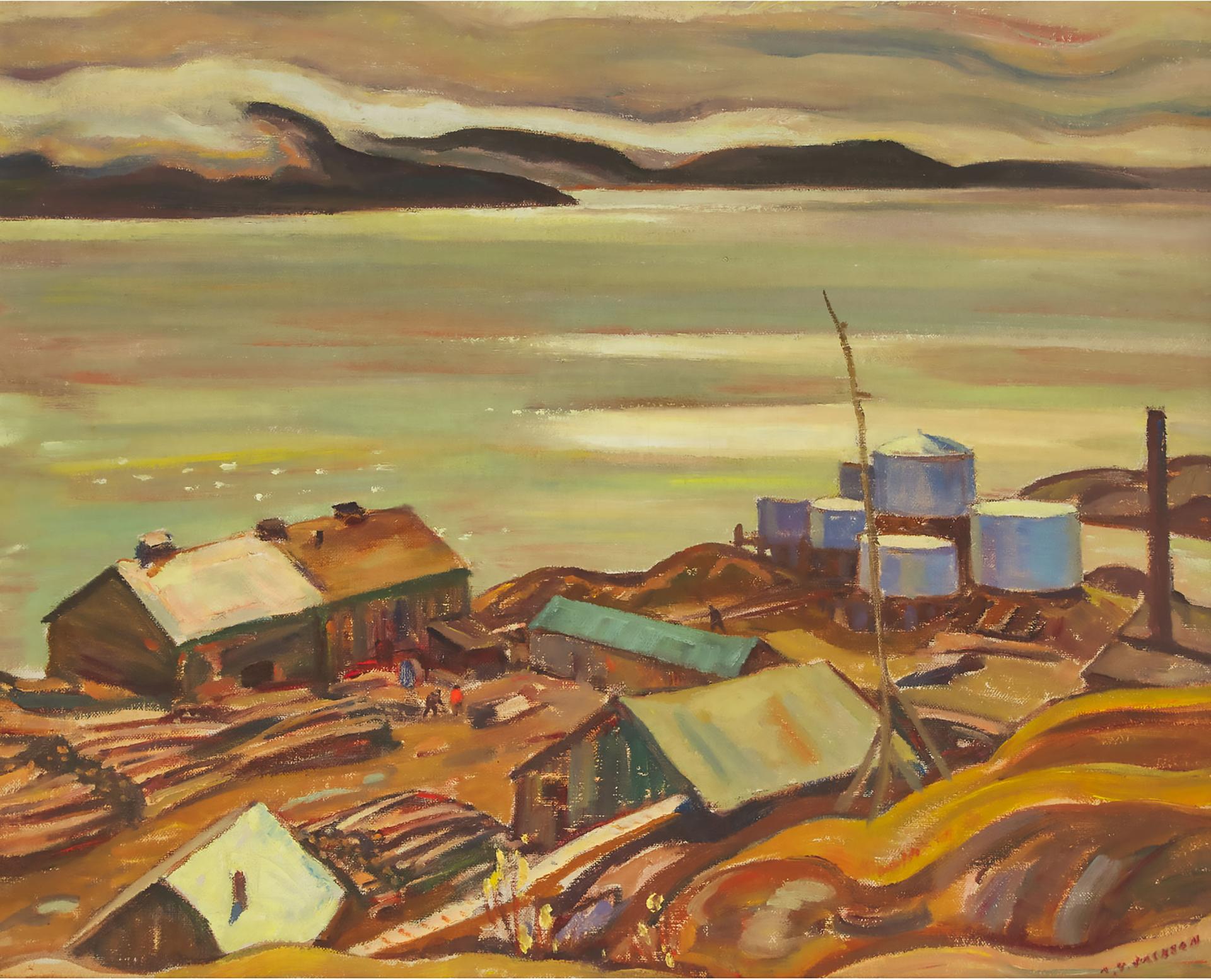 Alexander Young (A. Y.) Jackson (1882-1974) - Sunshine And Fog, Eldorado Mines, Great Bear Lake, Ca. 1940