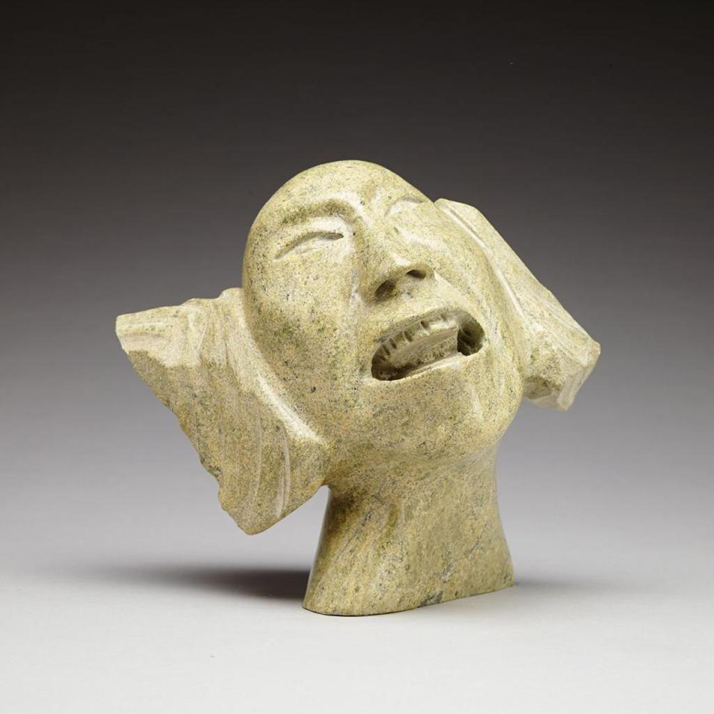 Kellypalik Qimirpik (1948-2017) - Bust With Mouth Agape