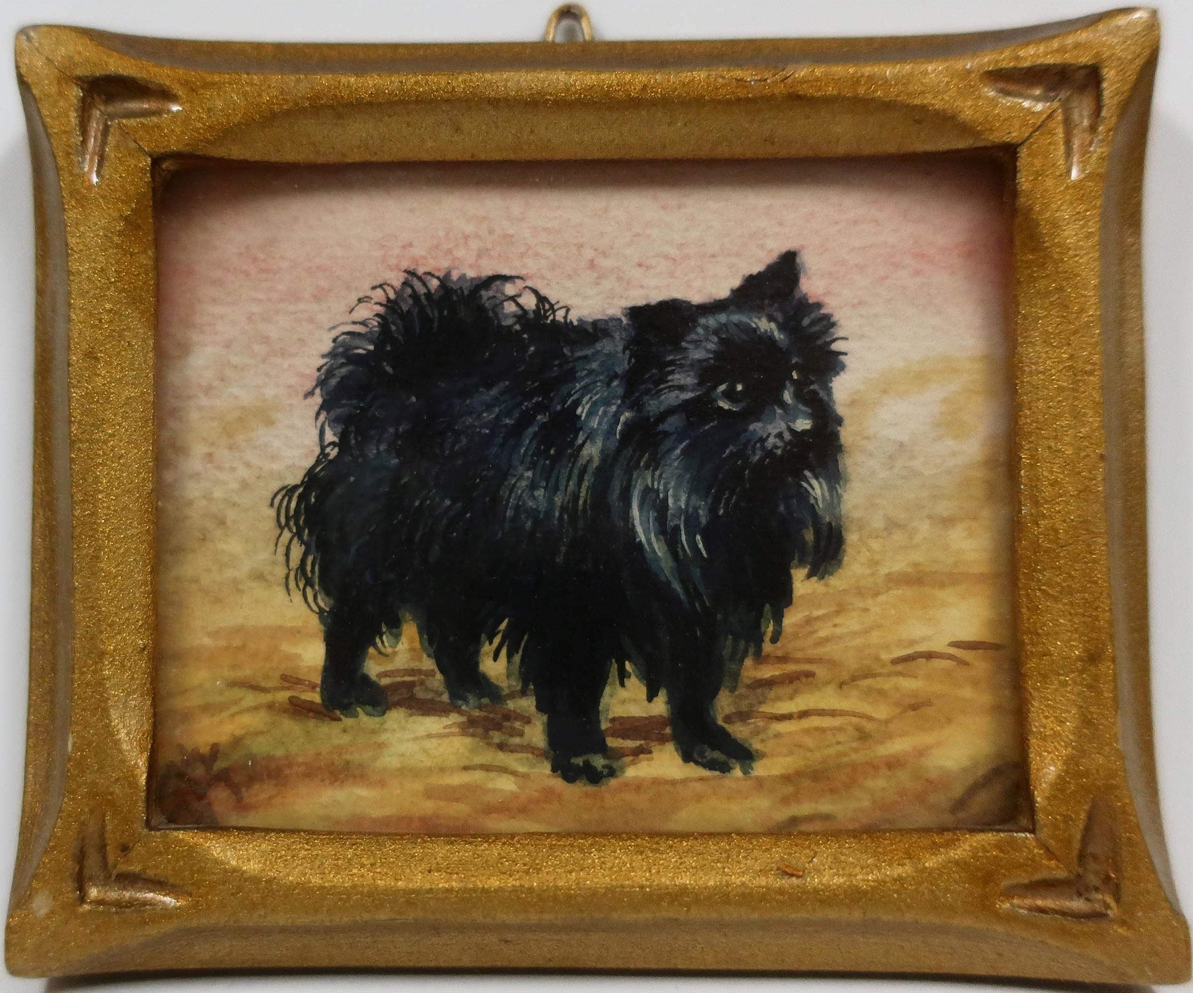 Willard Morse Mitchell (1879-1955) - Untitled (A Black Pomeranian)