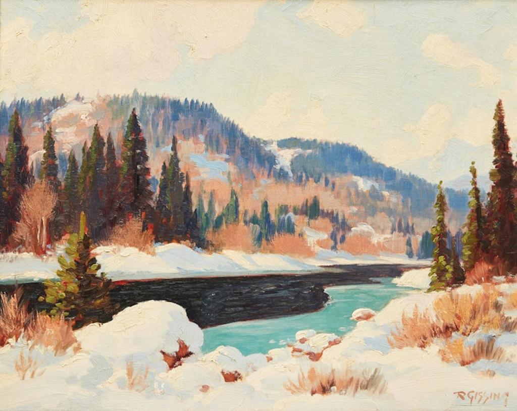 Roland Gissing (1895-1967) - Winter - Ghost River