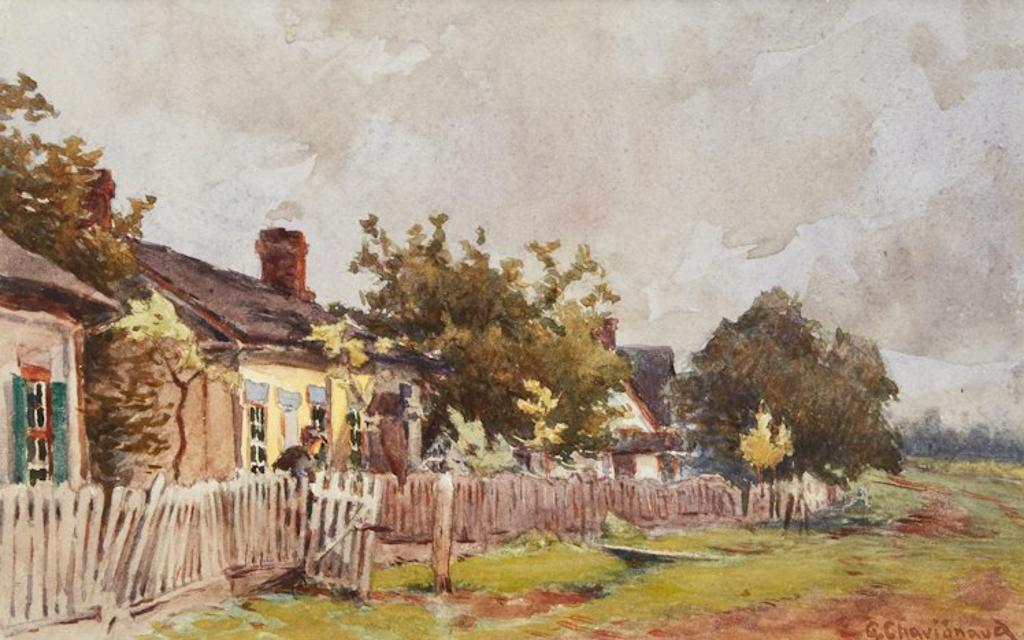 Georges Chavignaud (1865-1944) - Village Landscape
