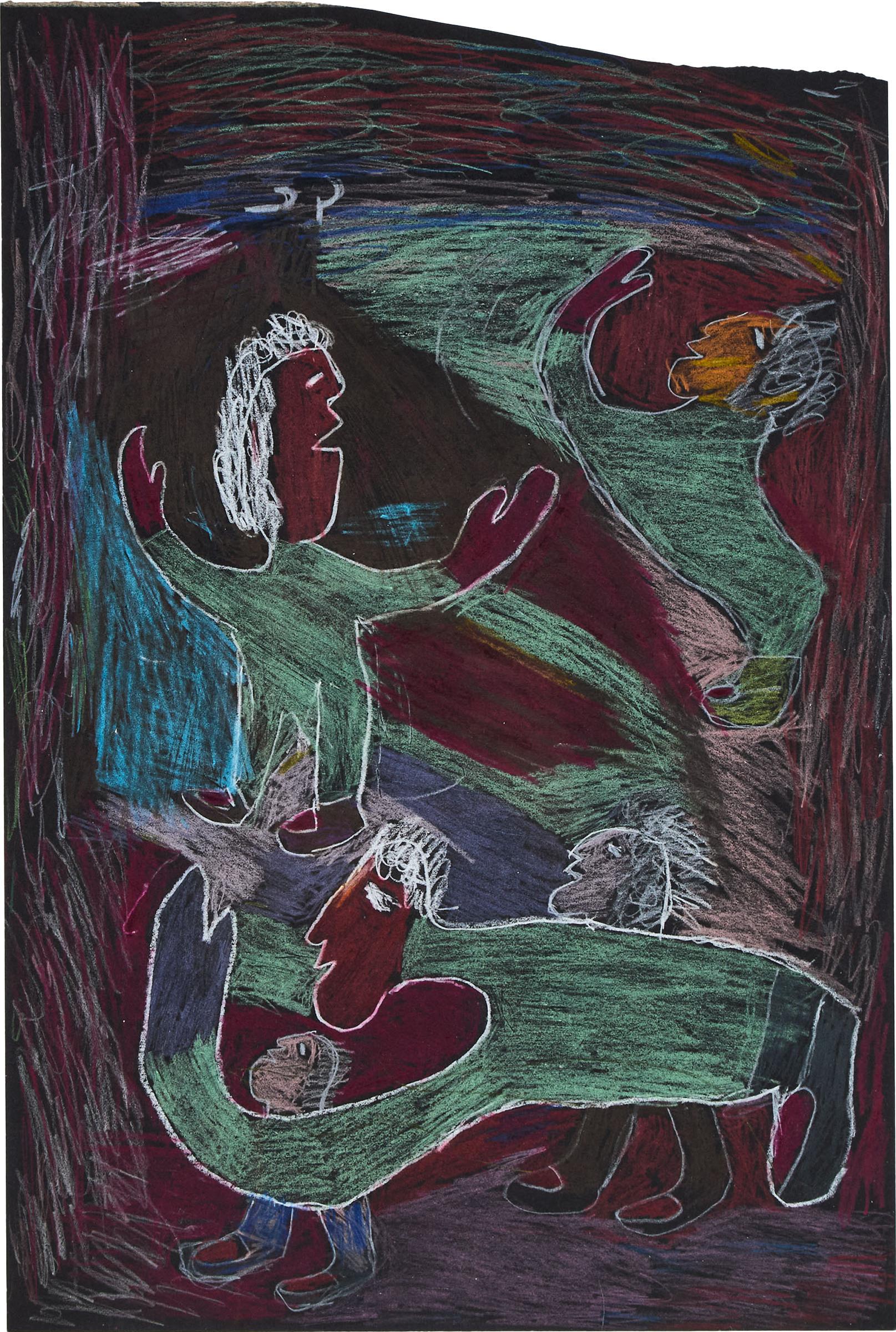 Lucy Tasseor Tutsweetok (1934-2012) - Untitled (Figures)