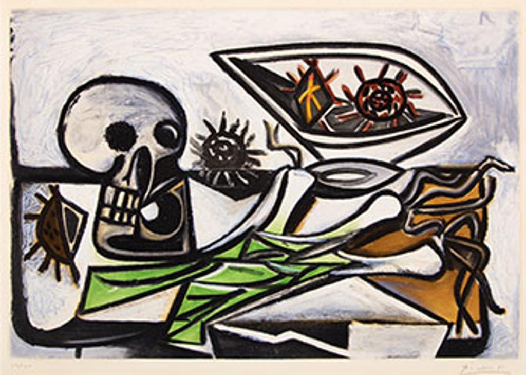Pablo Ruiz Picasso (1881-1973) - Nature morte au crane
