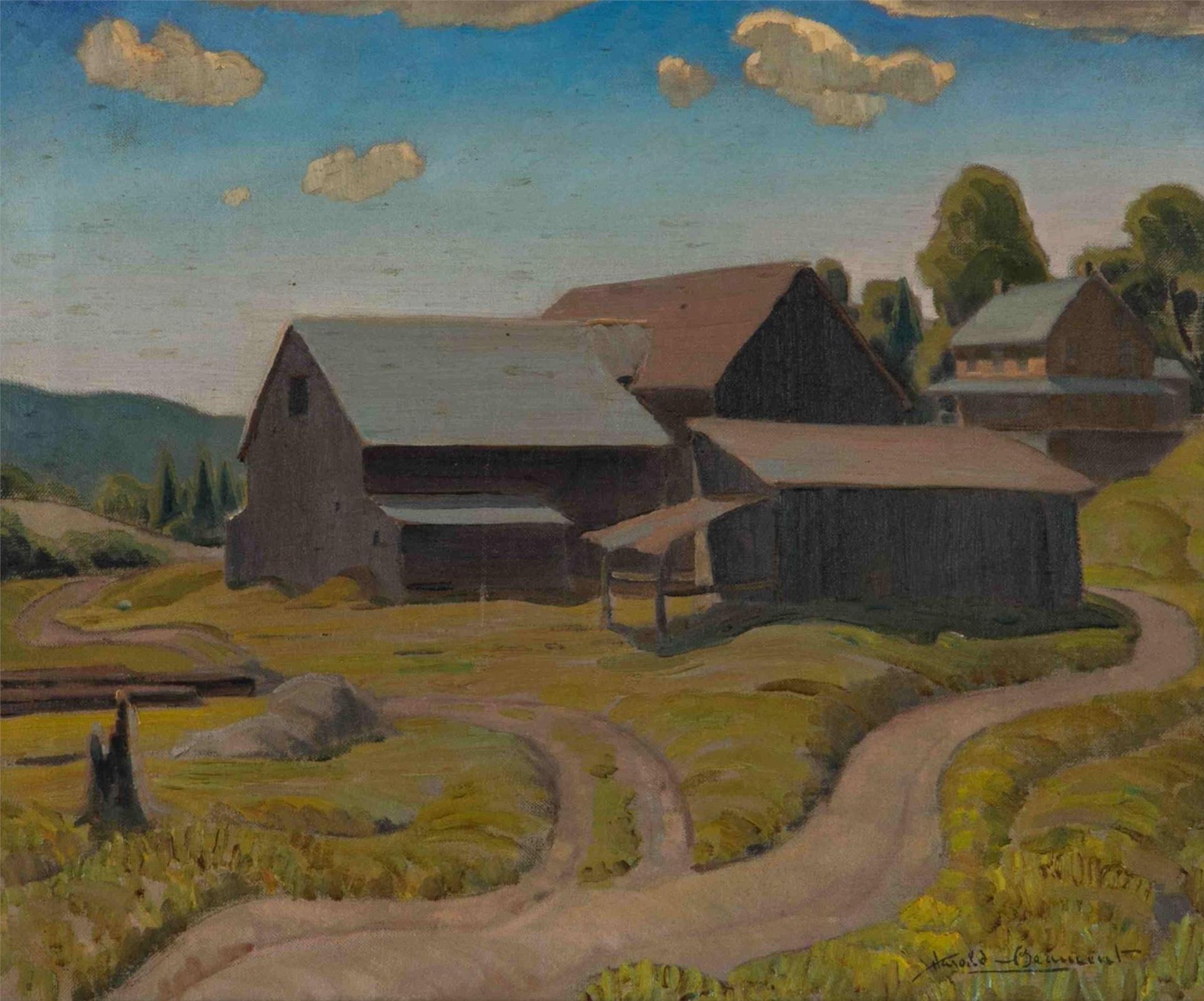 Thomas Harold (Tib) Beament (1898-1984) - Untitled (An Old Quebec Farmhouse)