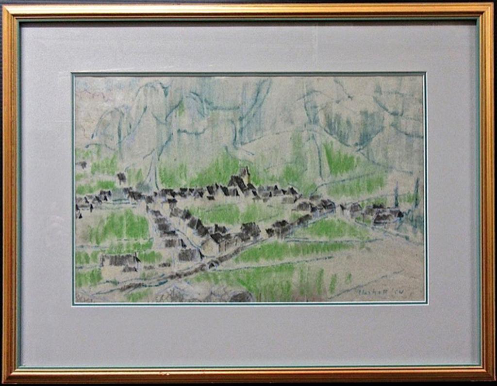 Joseph (Joe) Francis Plaskett (1918-2014) - Untitled (Mountain Village)