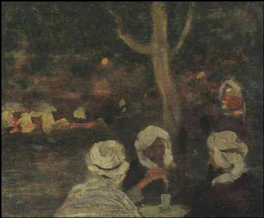 James Wilson Morrice (1865-1924) - Café, Tangiers at Night