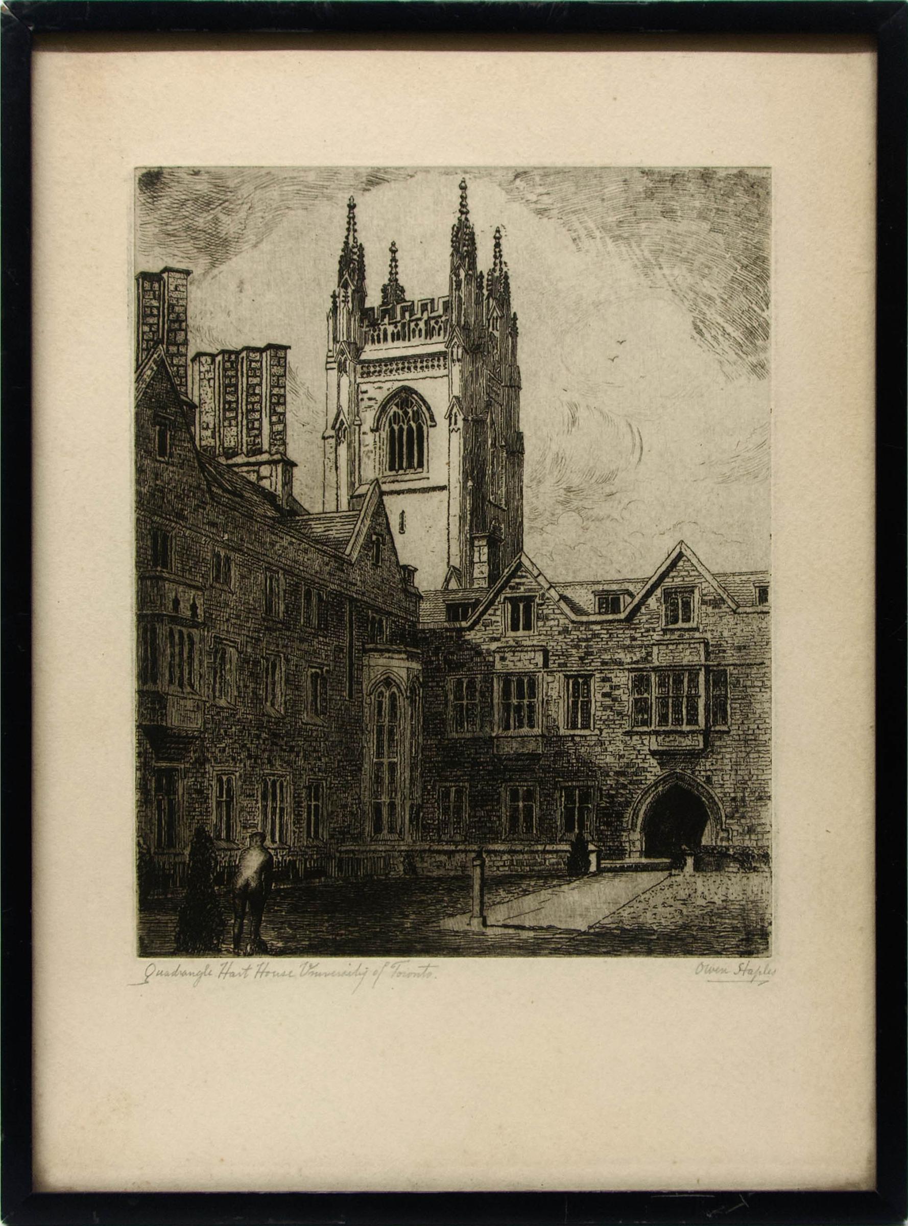 Owen B. Staples (1866-1949) - Quadrangle Hart House, University Of Toronto
