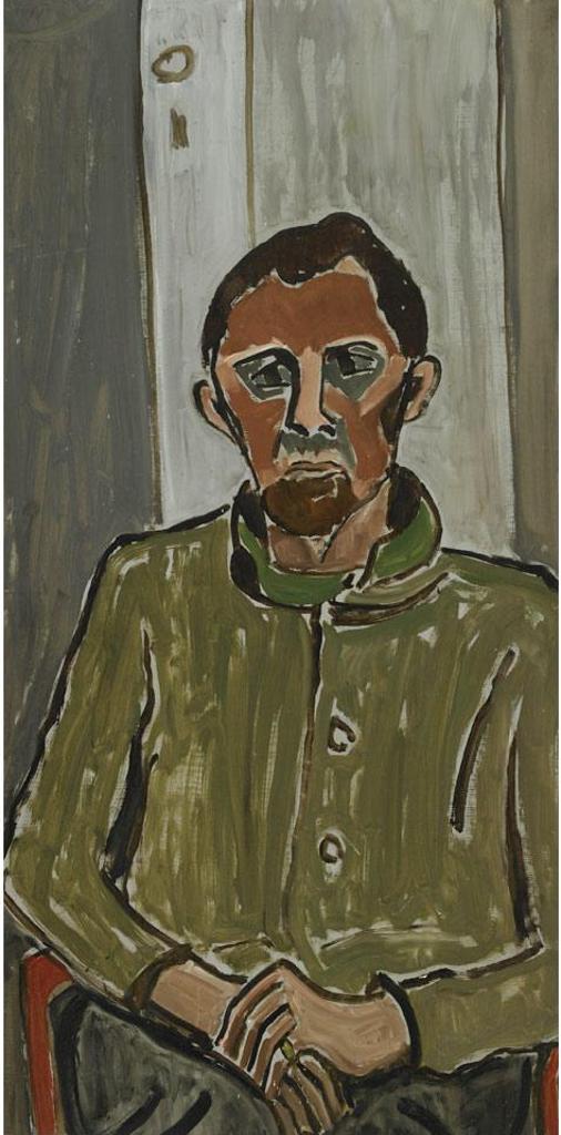 Barker Fairley (1887-1986) - Portrait Of Vincent Thomas (Vince 3)