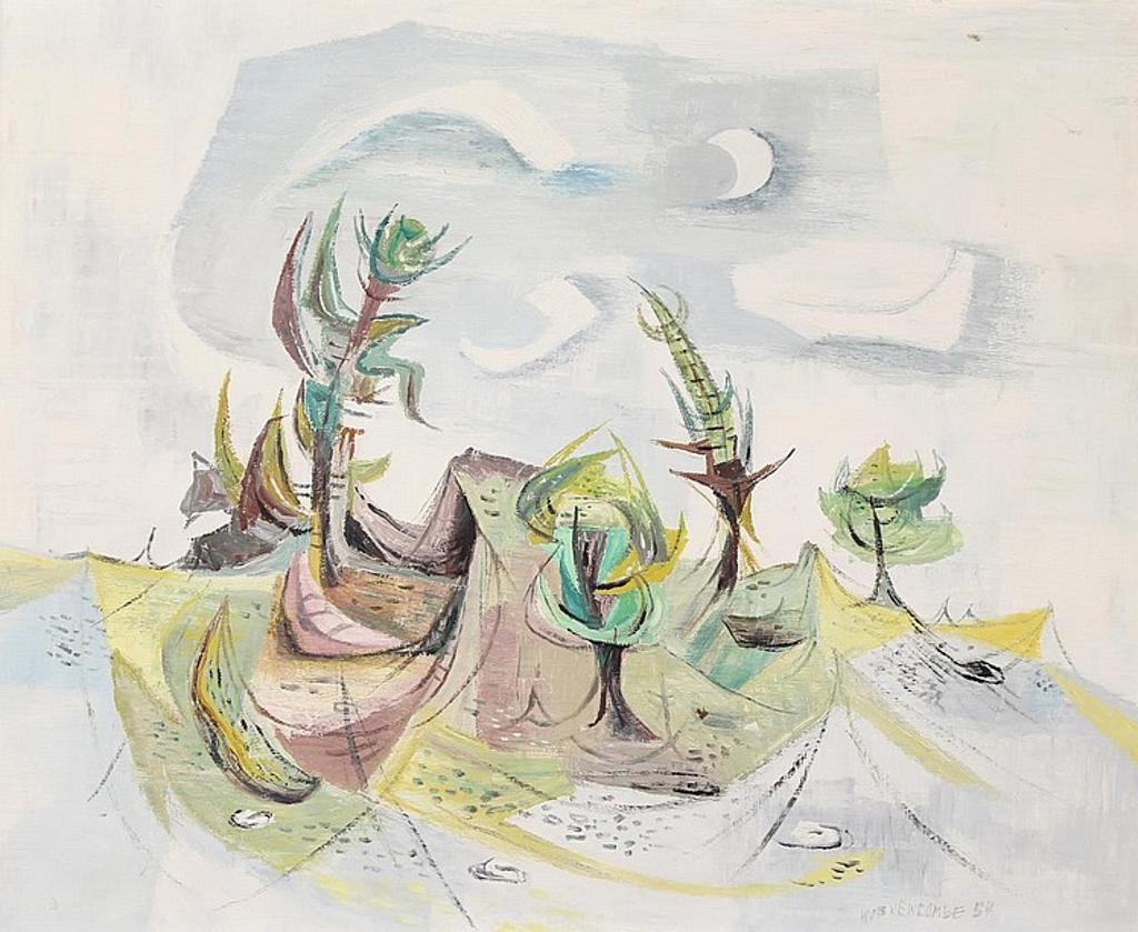 William John Bertram Newcombe (1907-1969) - Untitled - Abstracted Landscape