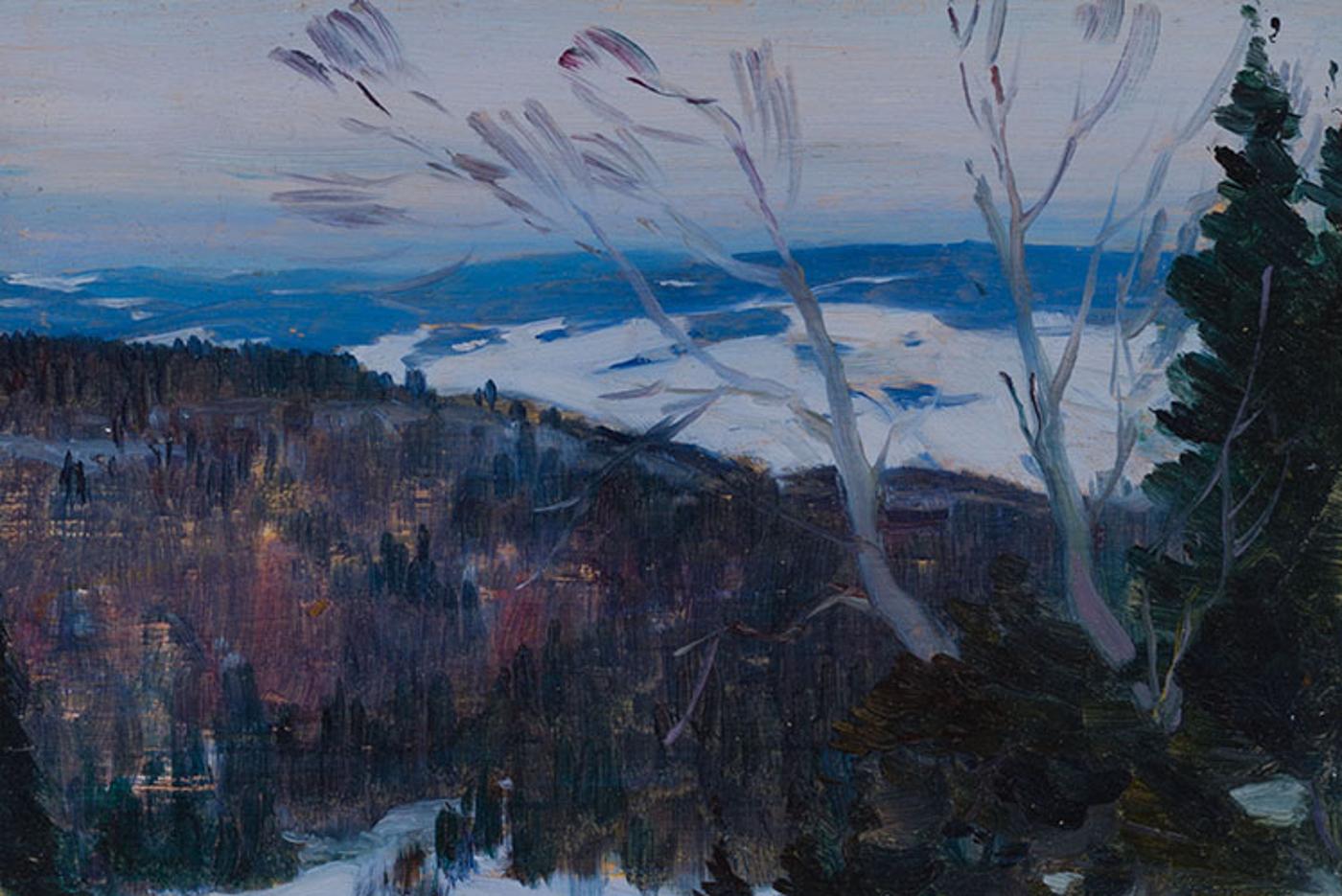 Clarence Alphonse Gagnon (1881-1942) - Hills of Baie St. Paul