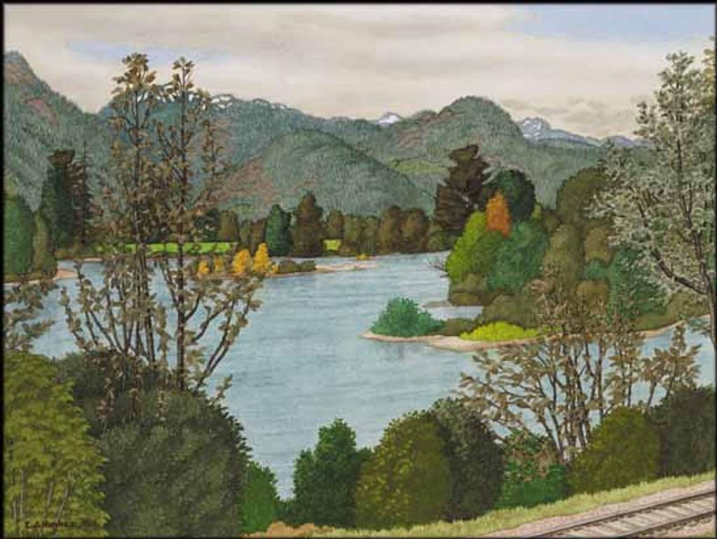 Edward John (E. J.) Hughes (1913-2007) - The Fraser River Near Cheam, View II