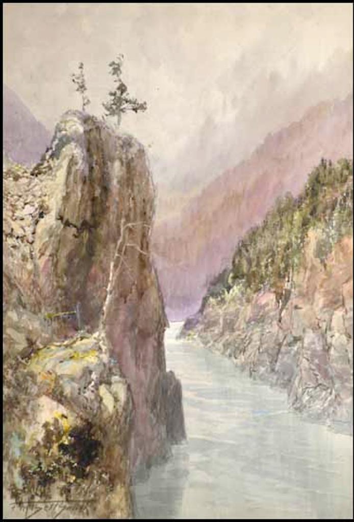 Frederic Martlett Bell-Smith (1846-1923) - A Gorge in the Rockies