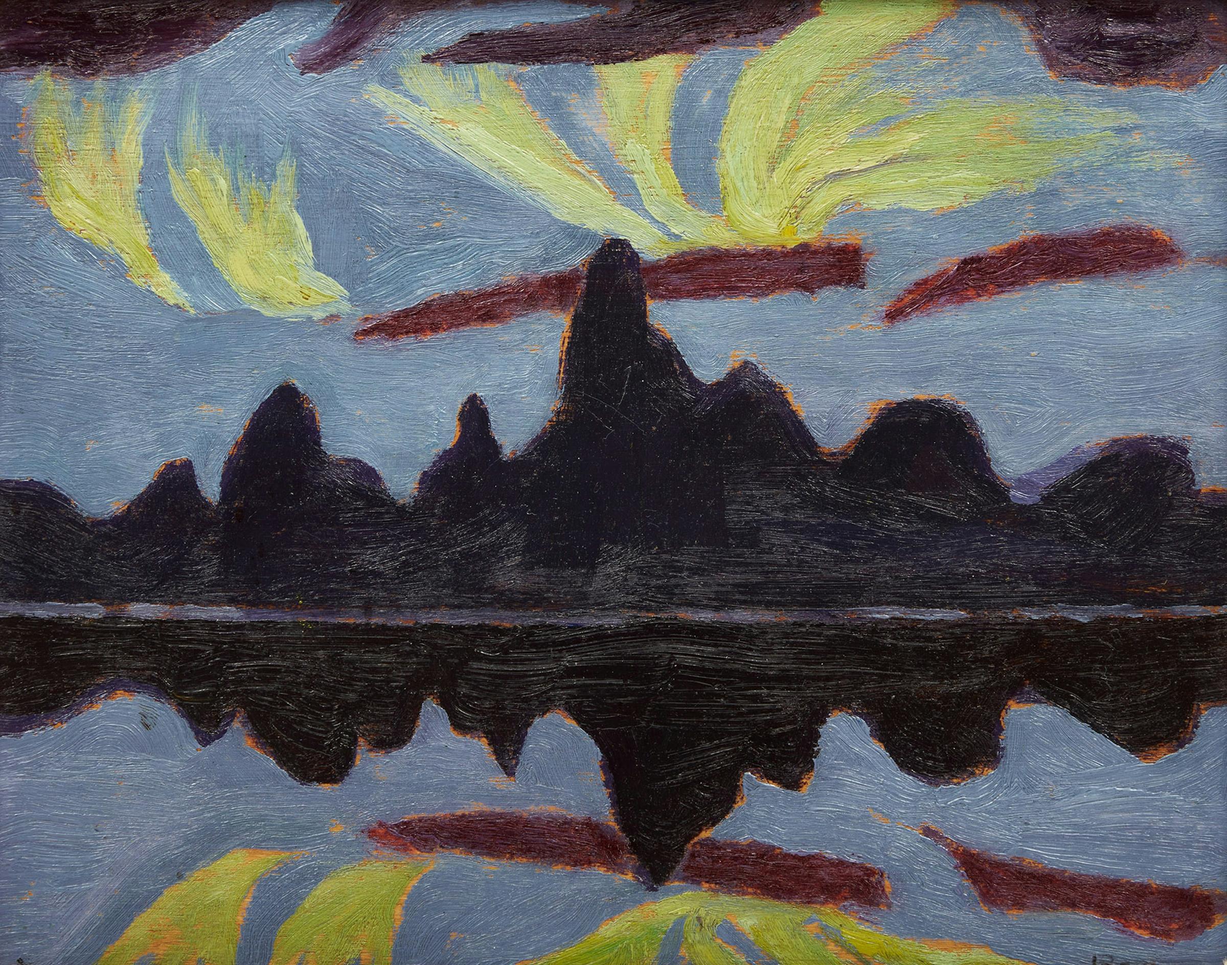 Sir Frederick Grant Banting (1891-1941) - Northern Lights, Athabasca River