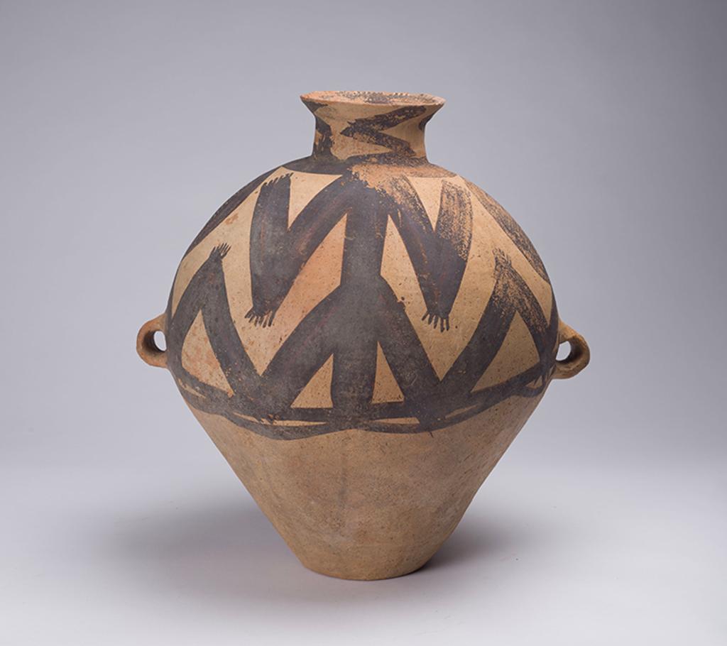 Chinese Art - Large Chinese Painted Pottery Jar, Majiayao Culture, Machang Phase, Neolithic Period (c. 3300 - 2050 BC)