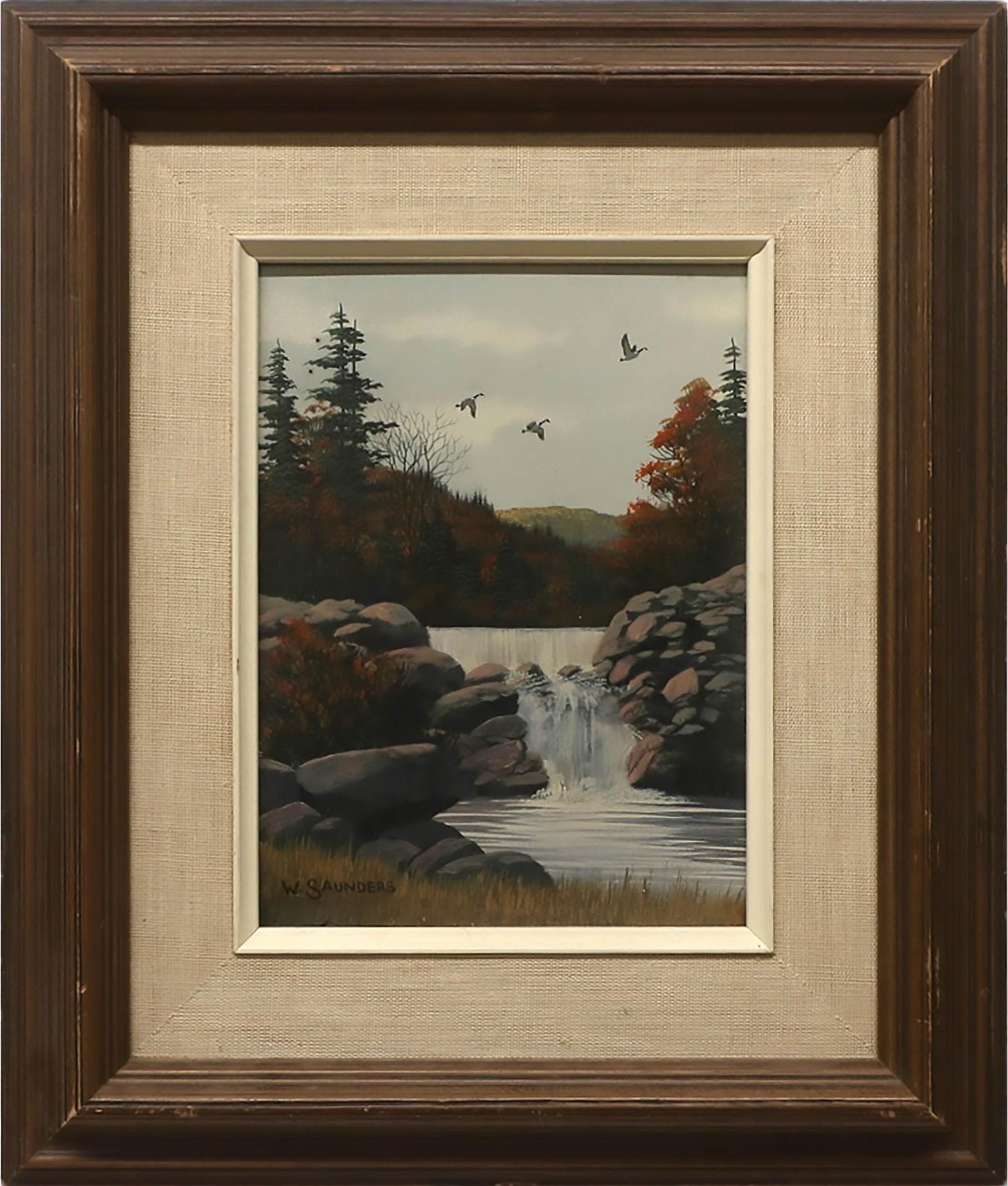 William (Bill) J. Saunders (1948) - Untitled (The Waterfall)