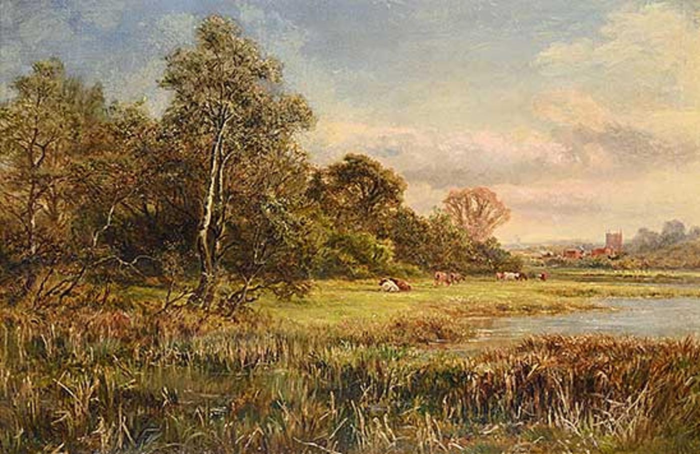 Robert Gallon (1845-1925) - Untitled - Pastoral Calm