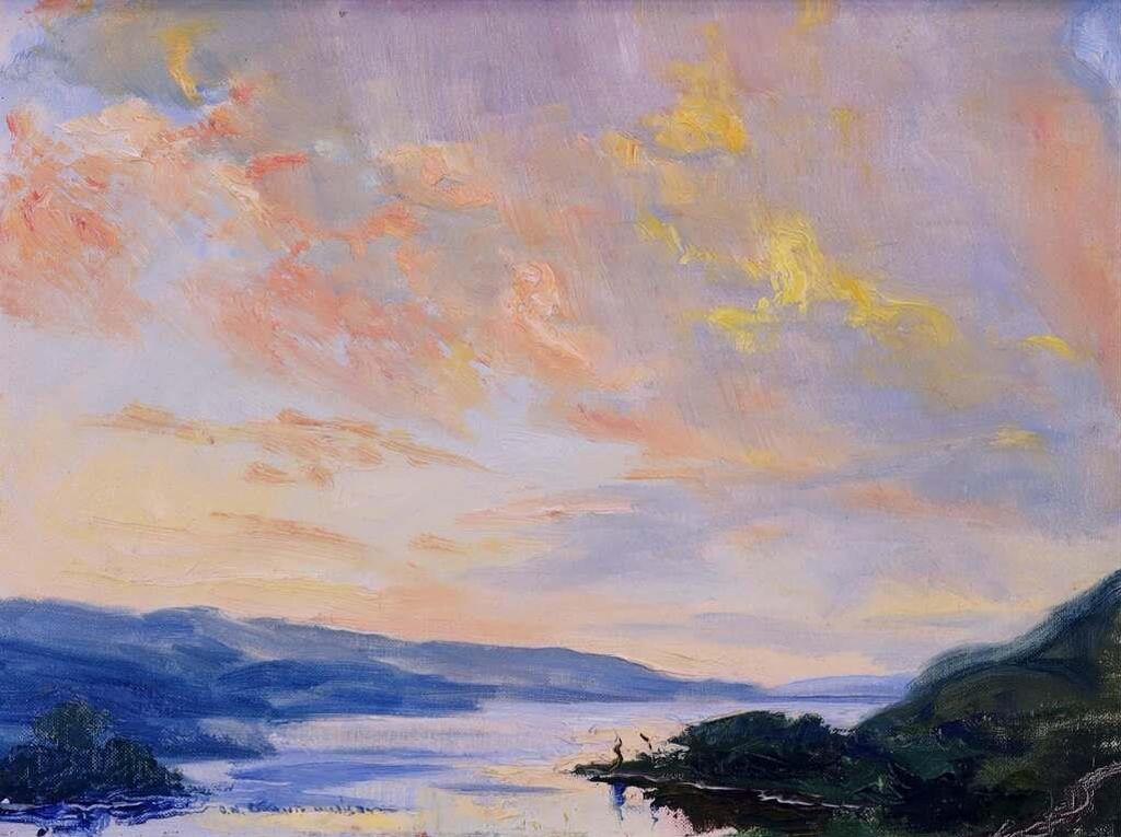 Orestes Nicholas (Rick) Grandmaison (1932-1985) - Sunset Landscape
