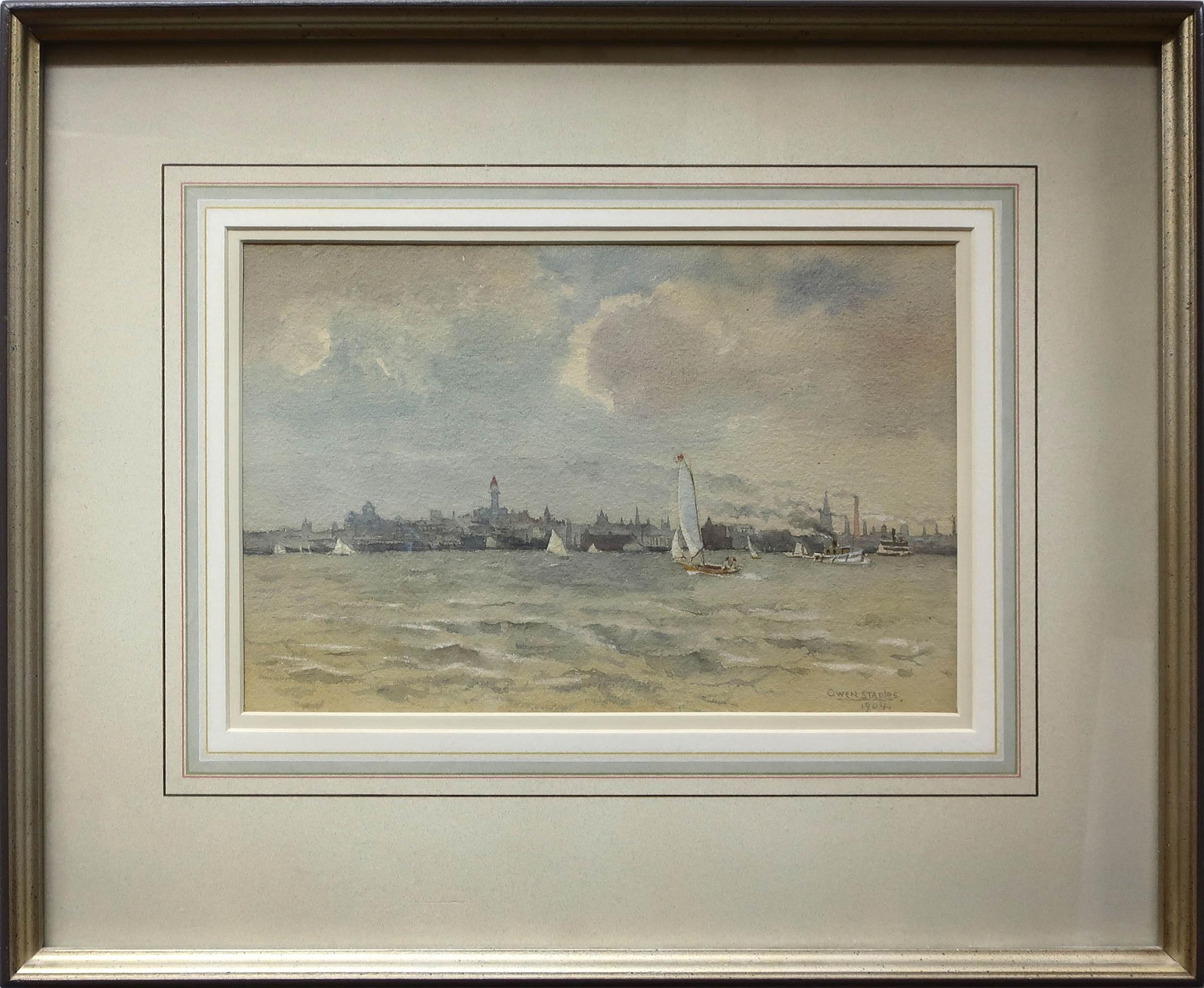 Owen B. Staples (1866-1949) - Untitled (Toronto From The Bay)