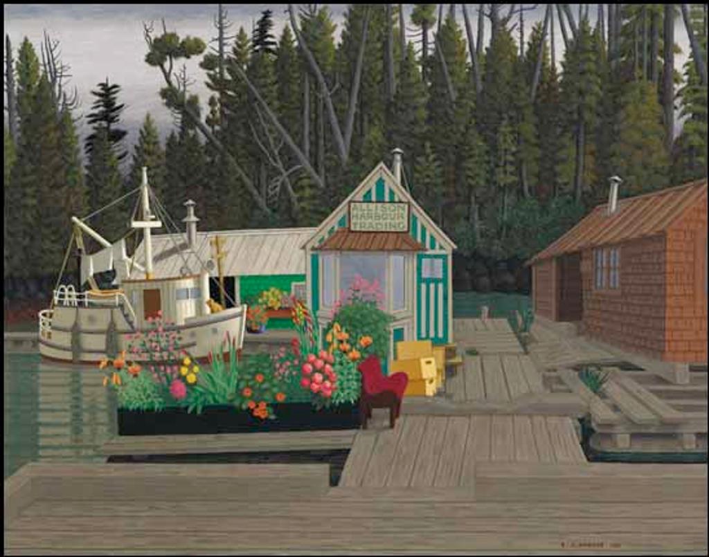 Edward John (E. J.) Hughes (1913-2007) - The Store at Allison Harbour, BC