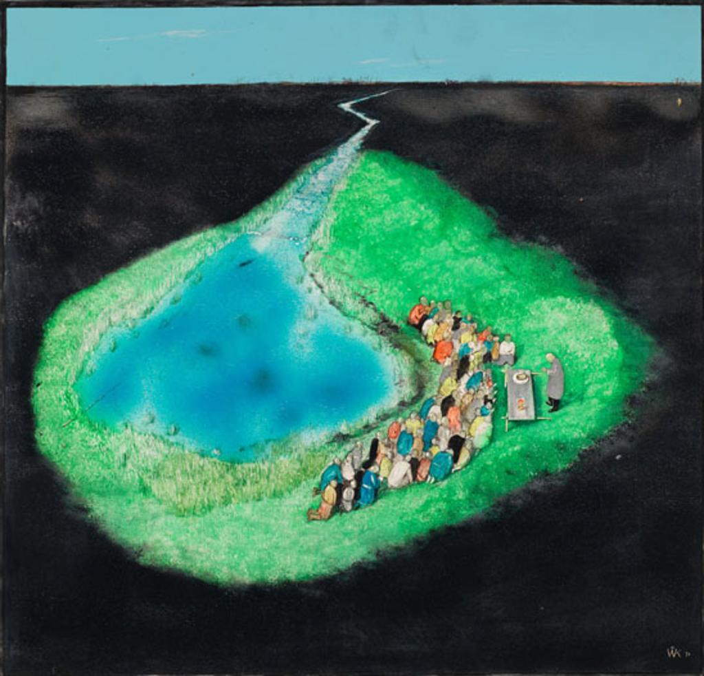 William Kurelek (1927-1977) - There Would Have Been No Hope Left for Any Human Creature, If the Number of Those Days Had Not Been Cut Short, For the Sake of the Elect
