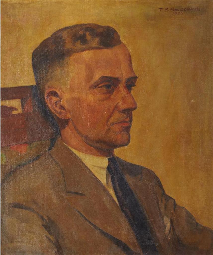 Thomas Reid MacDonald (1908-1978) - Portrait Of A Man