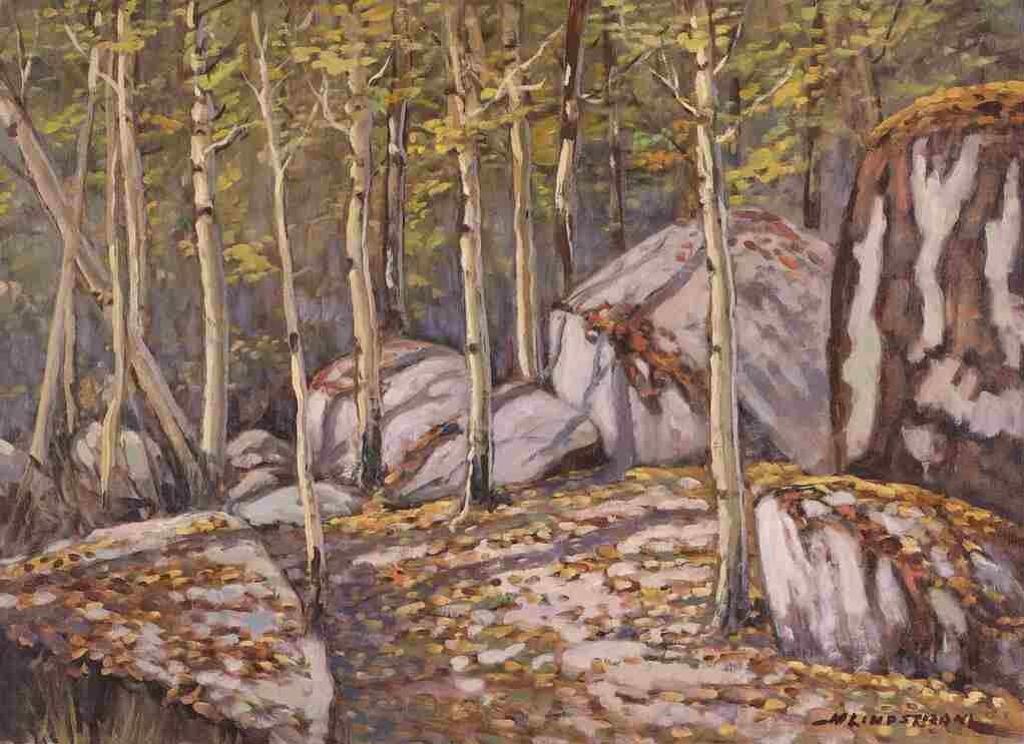 Matt Lindstrom (1890-1975) - Forest Interior