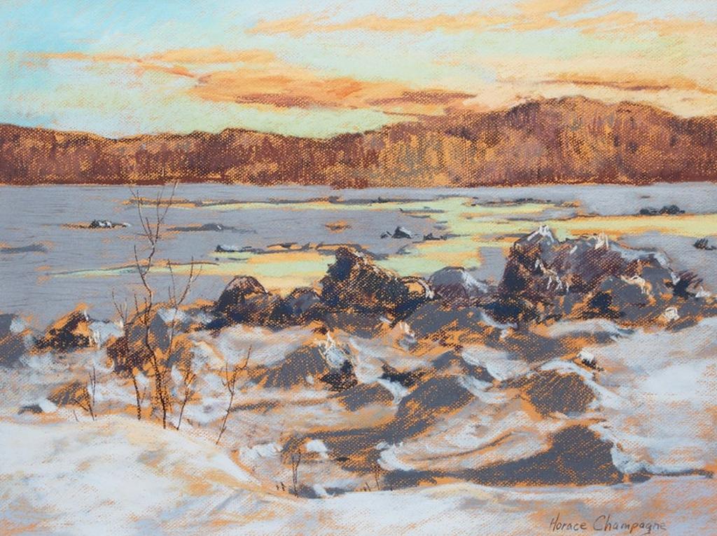 Horace Champagne (1937) - Movement de la Glace, St. Lawrence River, near Quebec City