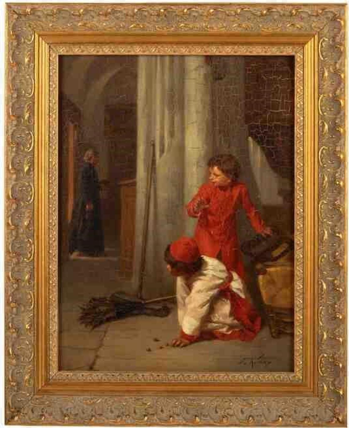 Joseph-Athanase Aufray (1836-1885) - Idle hands