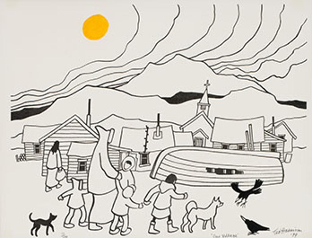 Ted Harrison (1926-2015) - Our Village
