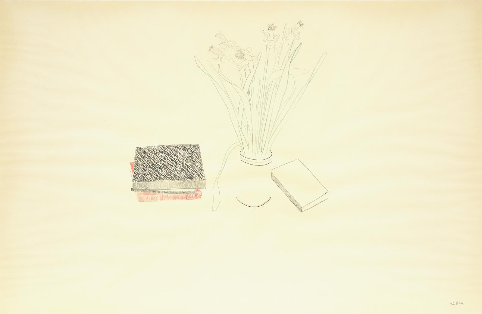 Nicholas Houghton - Wilting Daffodils, 1977