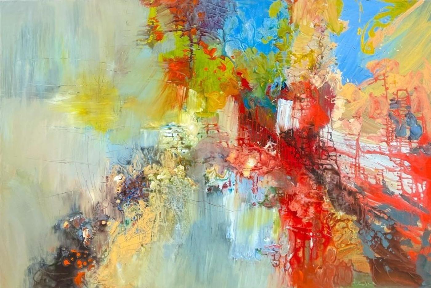 Ernestine Tahedl (1940) - acrylic on canvas