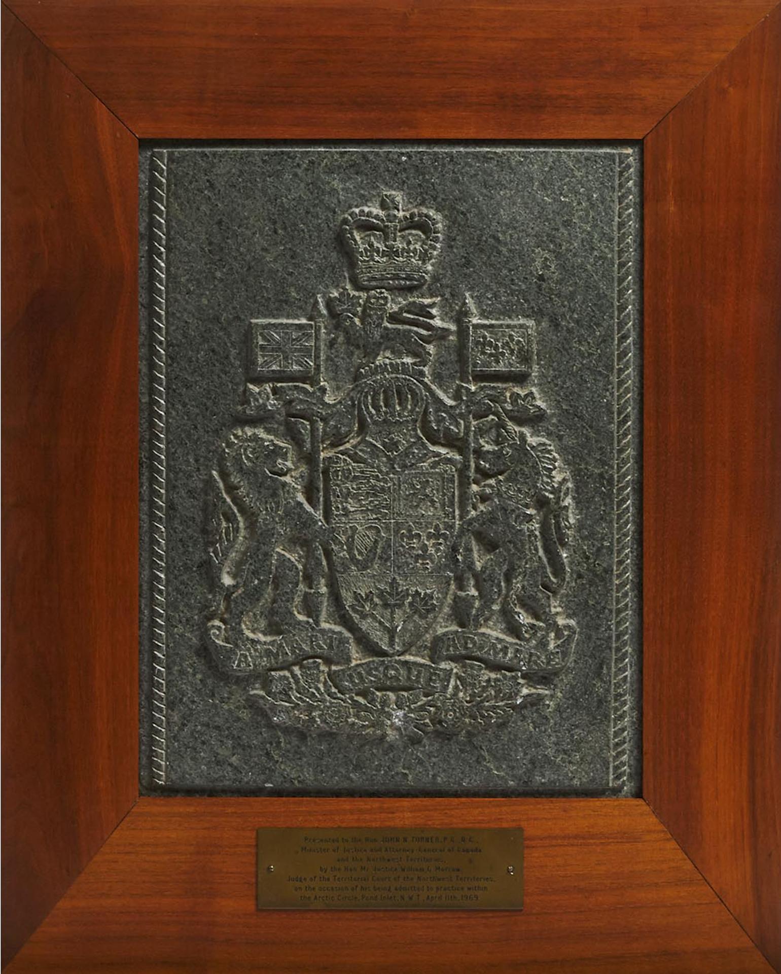 Pierre Karlik (1931-2013) - Royal Coat Of Arms Of Canada