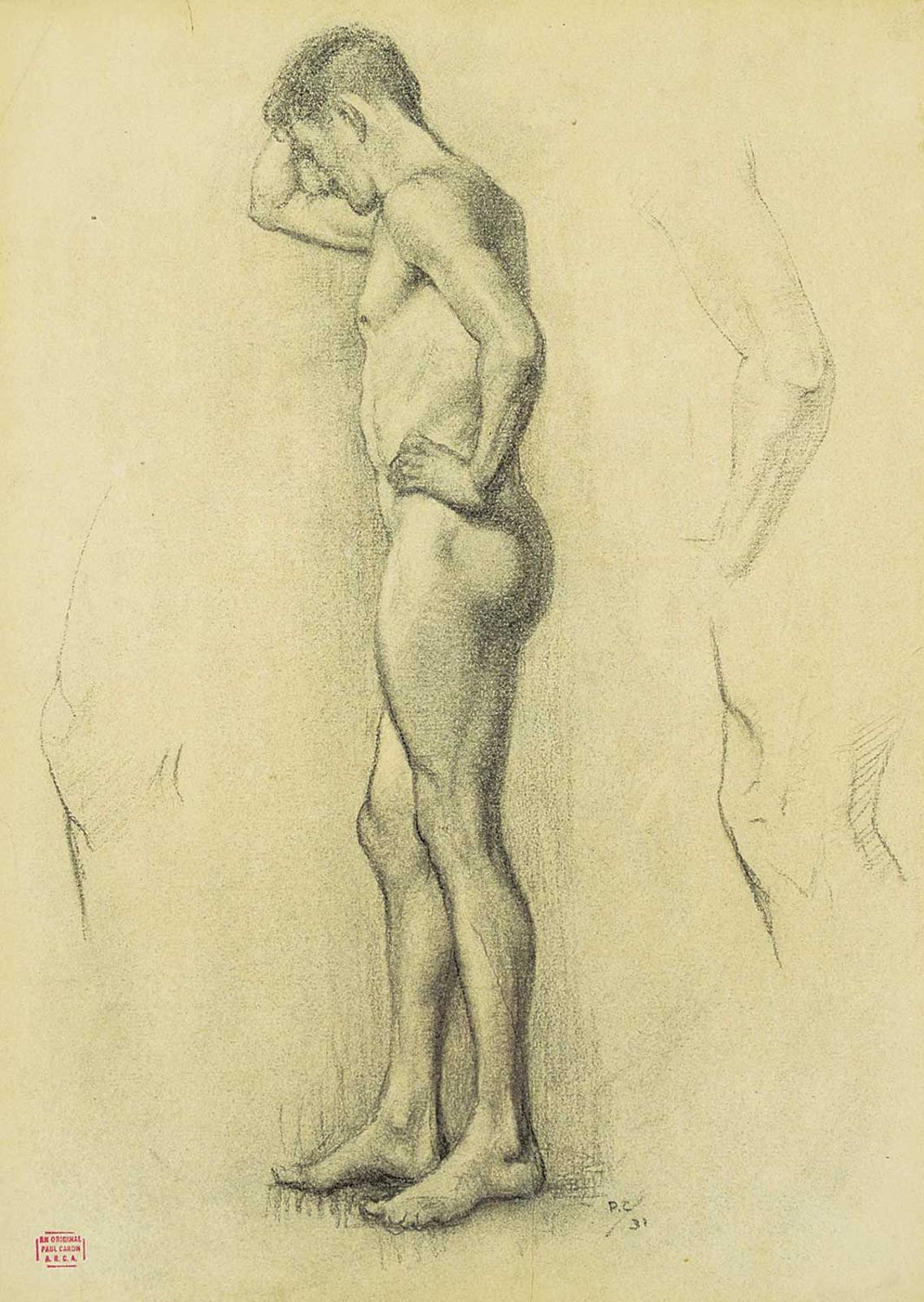 Paul Archibald Octave Caron (1874-1941) - Study for a Nude