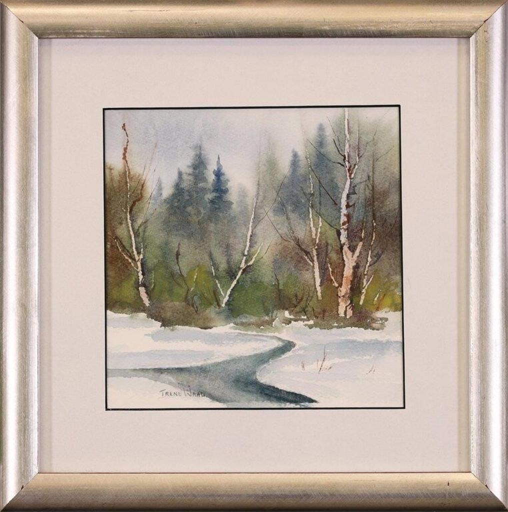 Irene Wahl (1927-2022) - Untitled, Winter Stream