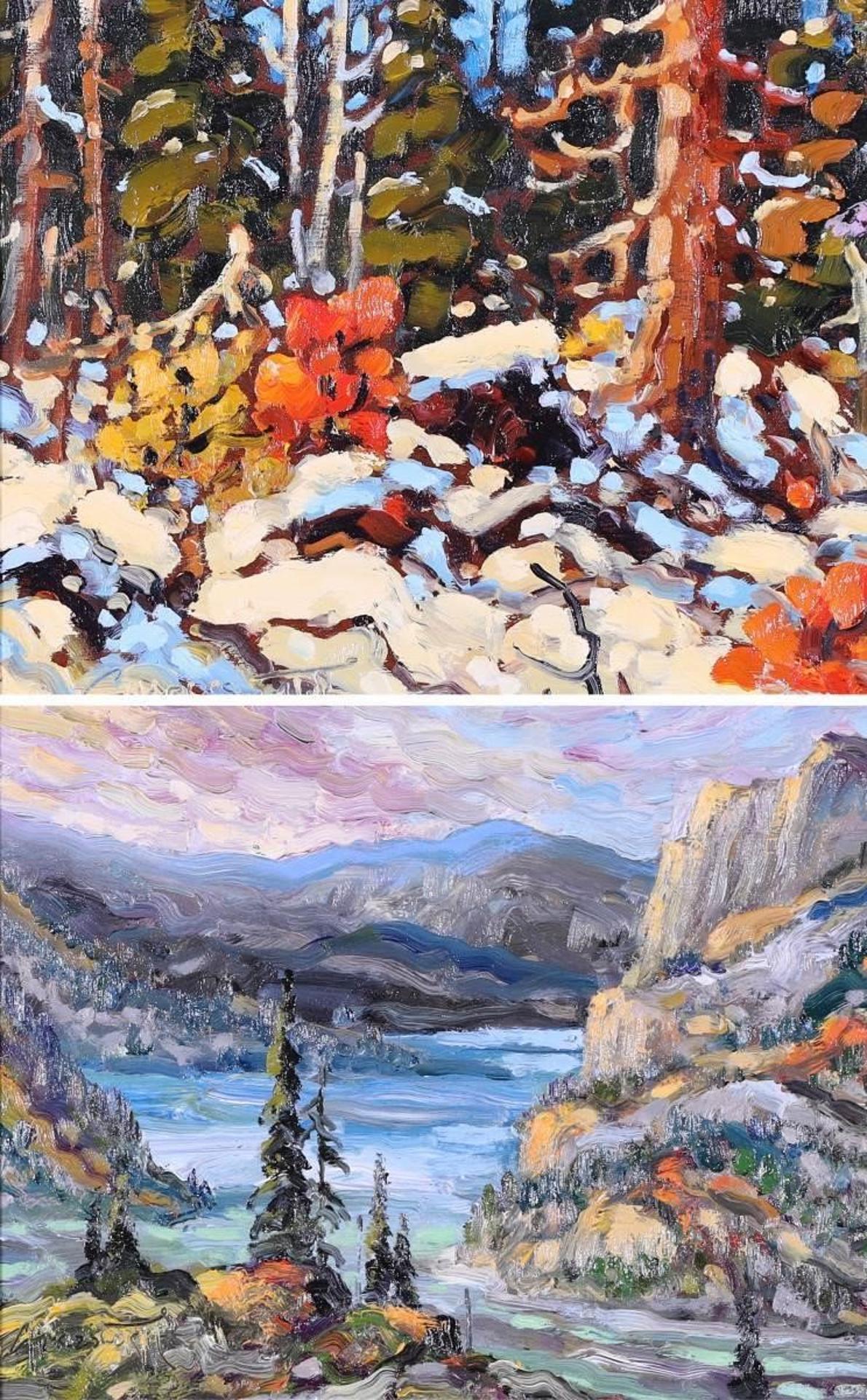 Rod Charlesworth (1955) - November Woods / Early Autumn, Waterton (Double-Sided)