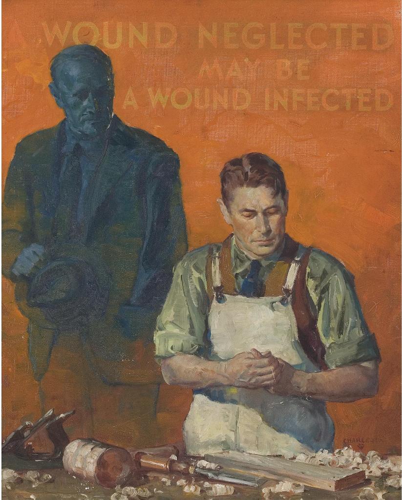Malcolm Daniel Charleson (1888-1943) - A Wound Neglected May Be A Wound Infected