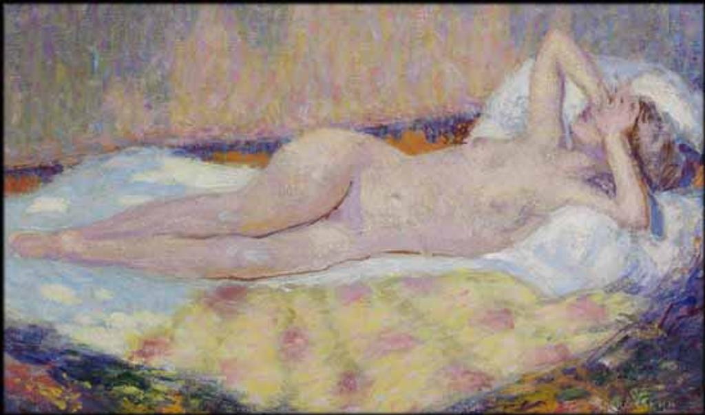William Henry Clapp (1879-1954) - Reclining Nude