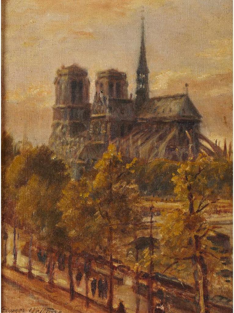 Georges Marie Joseph Delfosse (1869-1939) - Parisian Scene