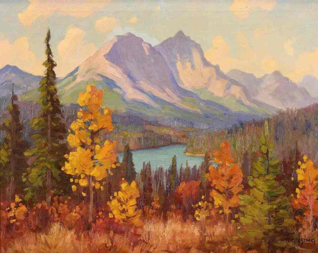 Roland Gissing (1895-1967) - Lake Herbert, Autumn