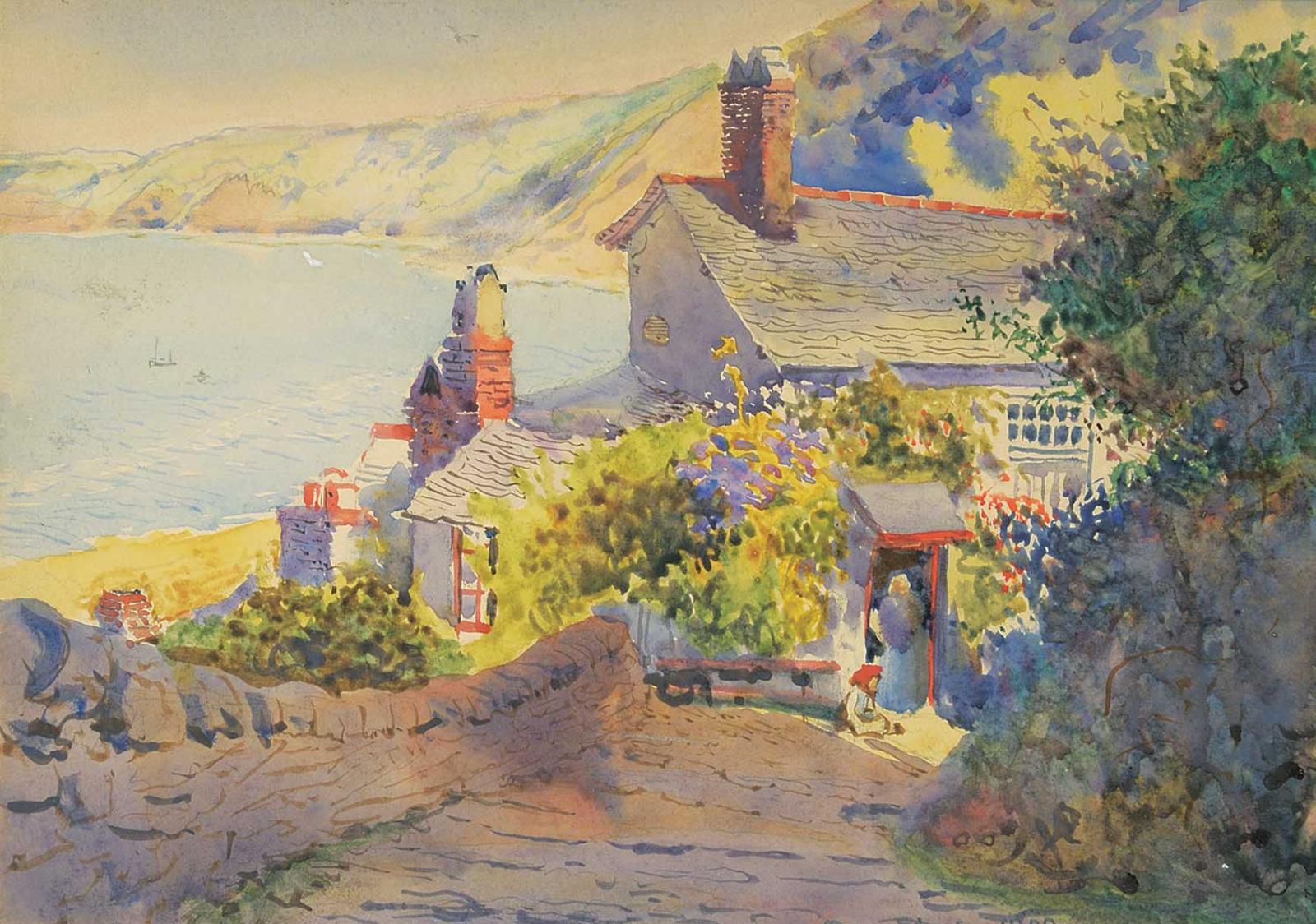 Owen Poe Staples (1866-1949) - Rose Cottage...