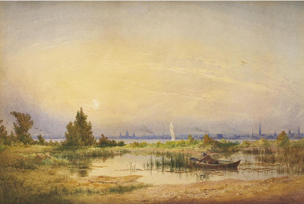 Lucius Richard O'Brien (1832-1899) - Toronto From The Marsh