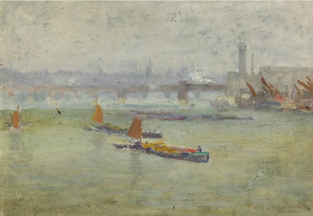 Frederic Martlett Bell-Smith (1846-1923) - By London Bridge