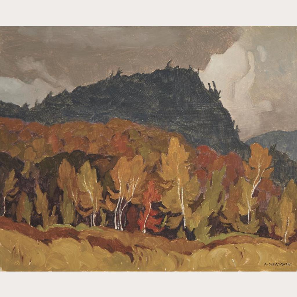Alfred Joseph (A.J.) Casson (1898-1992) - Autumn - Grenville, Que., 1967