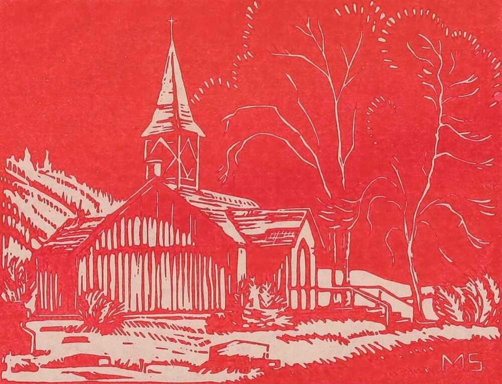 Margaret Dorothy Shelton (1915-1984) - The Millarville Church; 1981 (1982)
