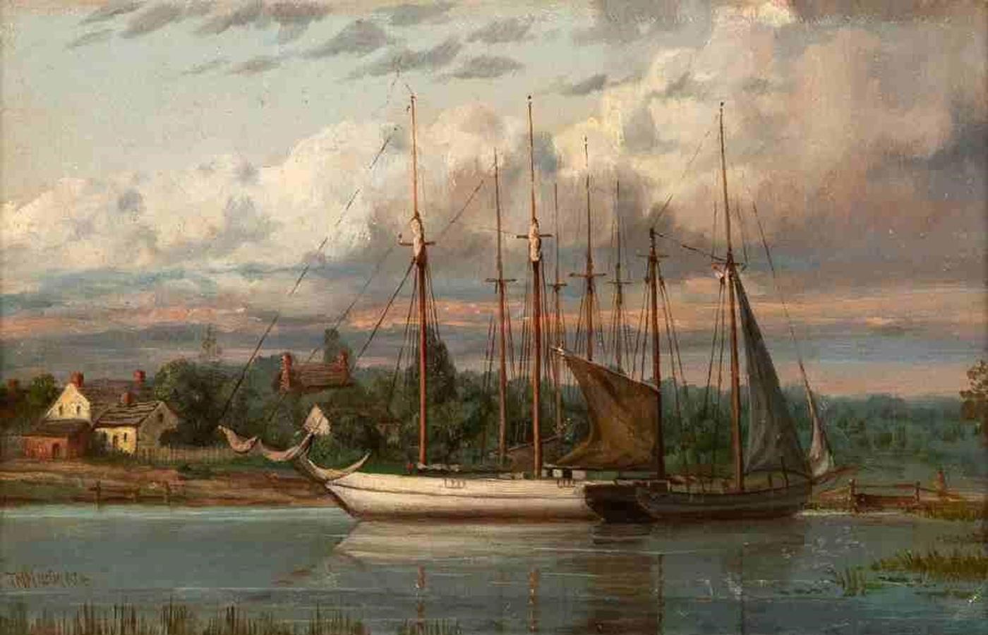Thomas Mower Martin (1838-1934) - Sailing ships