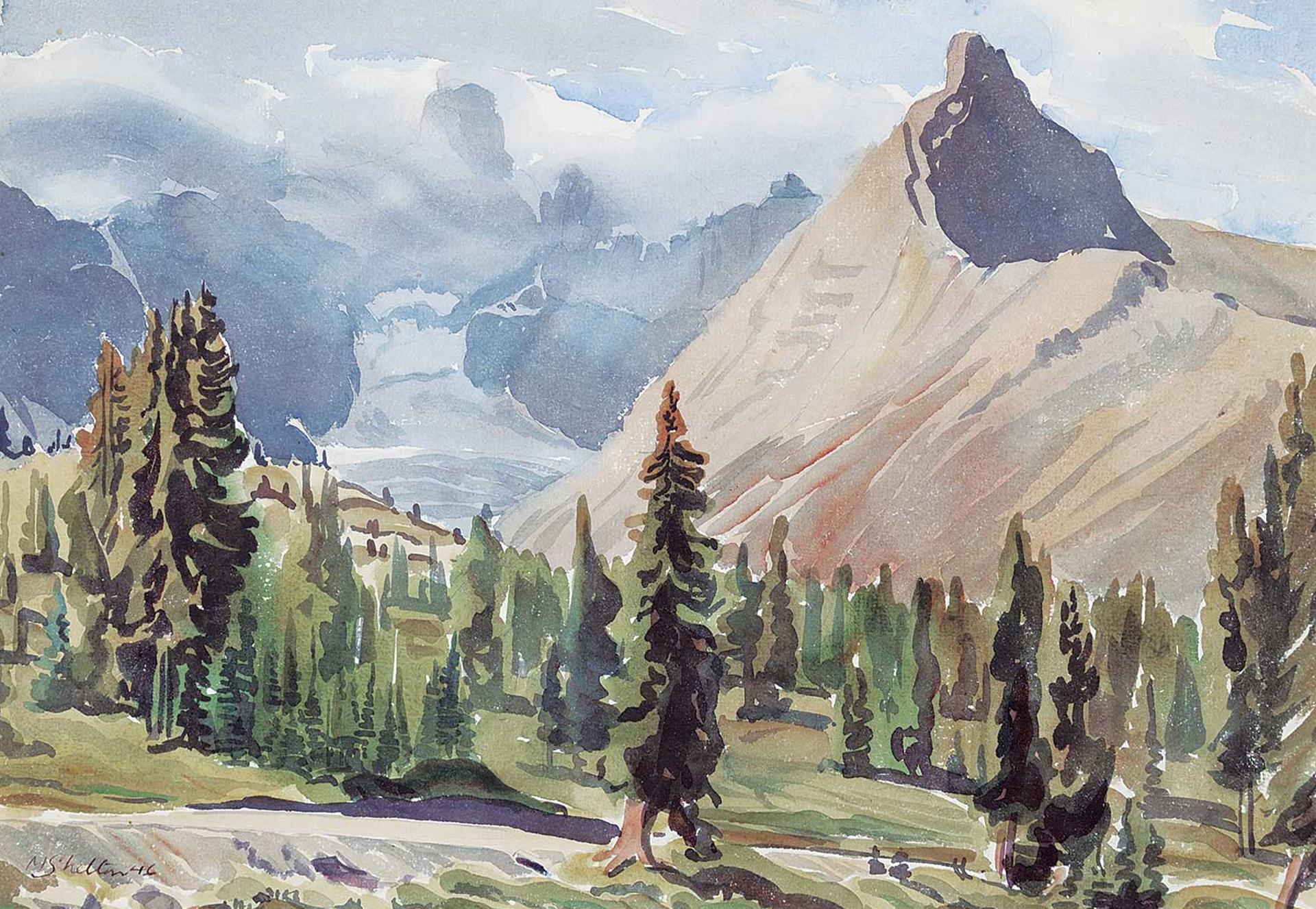 Margaret Dorothy Shelton (1915-1984) - Hilda's Peak and Hilda's Glacier