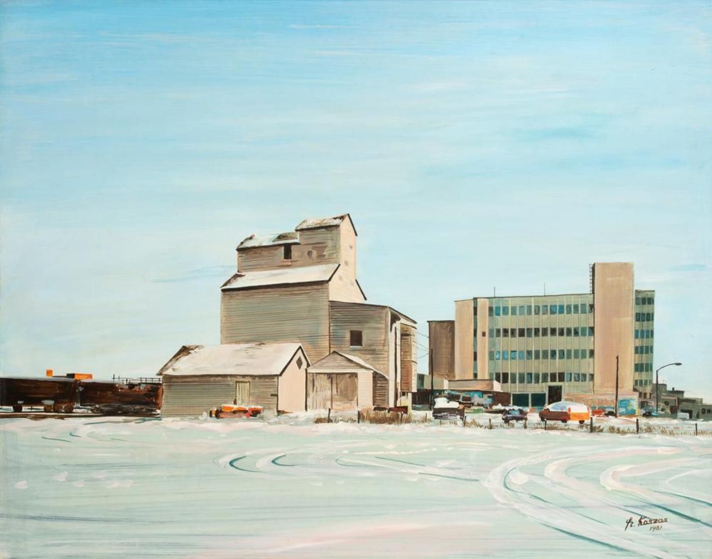 Frank Kaszas (1918-2005) - South Railway, Regina